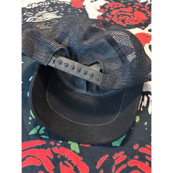 Goodwrench Racing Team Trucker Hat Dale Earnhardt #3 NASCAR Mesh Black Snapback - Picture 7 of 7